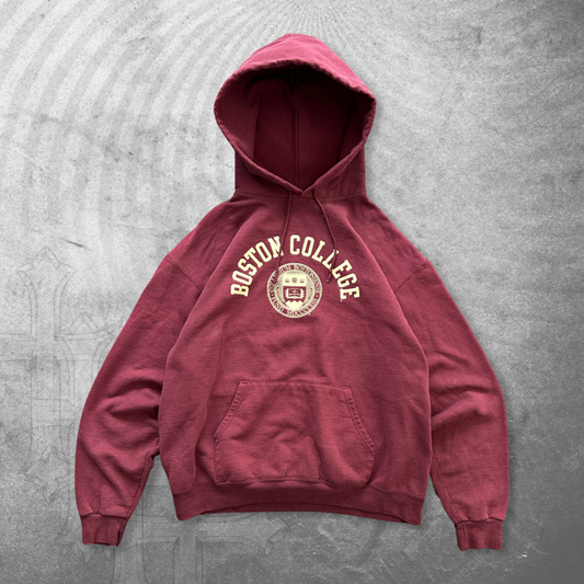 Maroon Boston College Champion Hoodie 2000s (M)