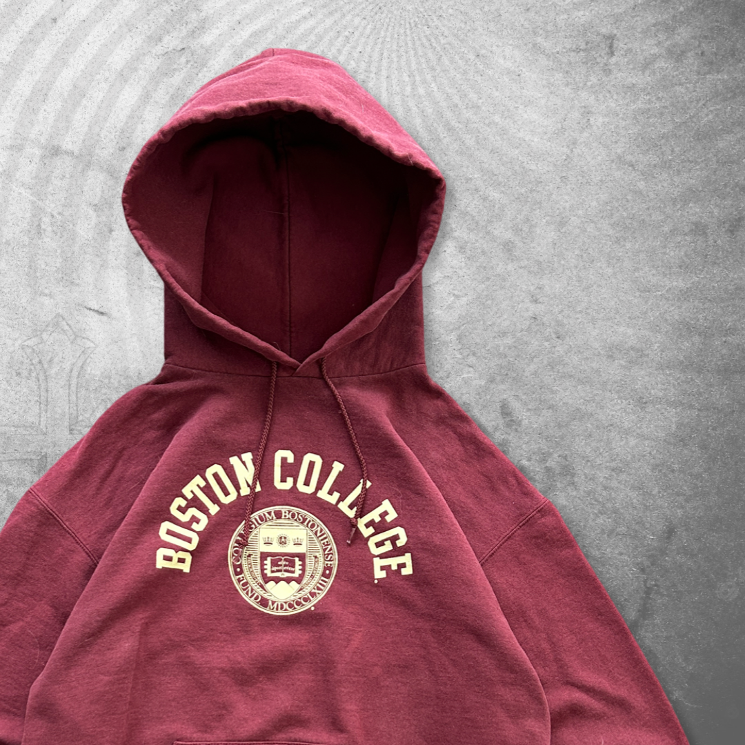 Maroon Boston College Champion Hoodie 2000s (M)