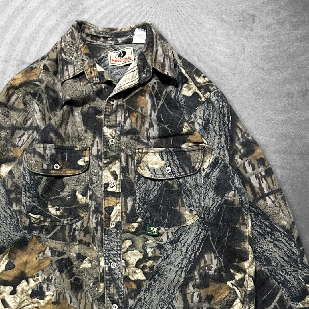 Mossy Oak Camo Shirt 2000s (L)