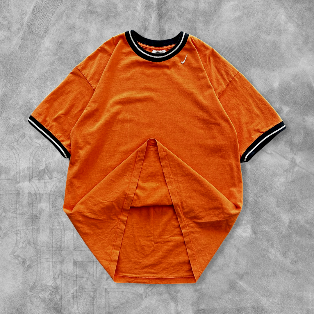 Orange Nike Ringer Shirt 1990s (L)