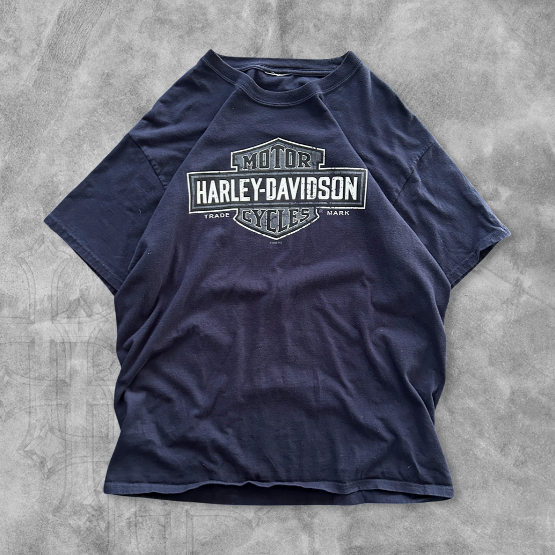 Navy Harley Davidson Shirt 2000s (L)