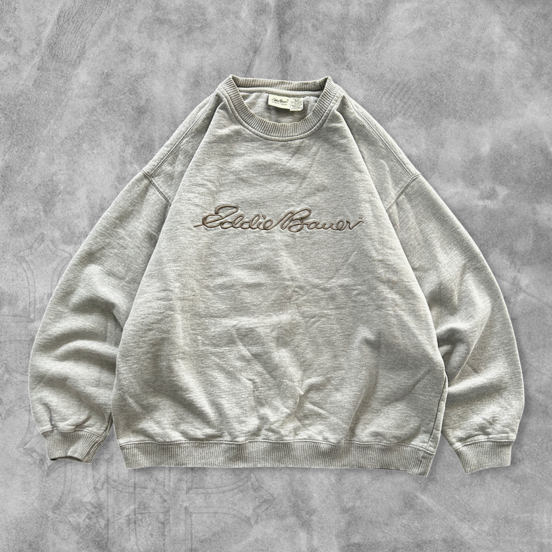 Grey Eddie Bauer Sweatshirt 1990s (M)