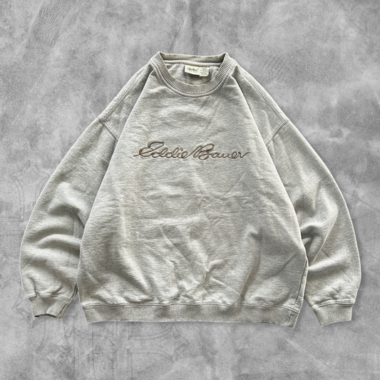 Grey Eddie Bauer Sweatshirt 1990s (M)