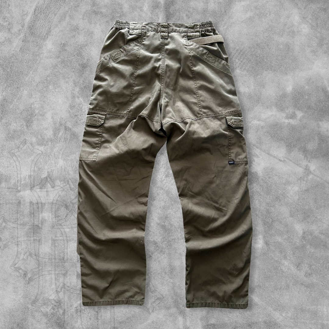 Sage Green Tactical Cargo Pants 2000s (34x32) – Vain Society