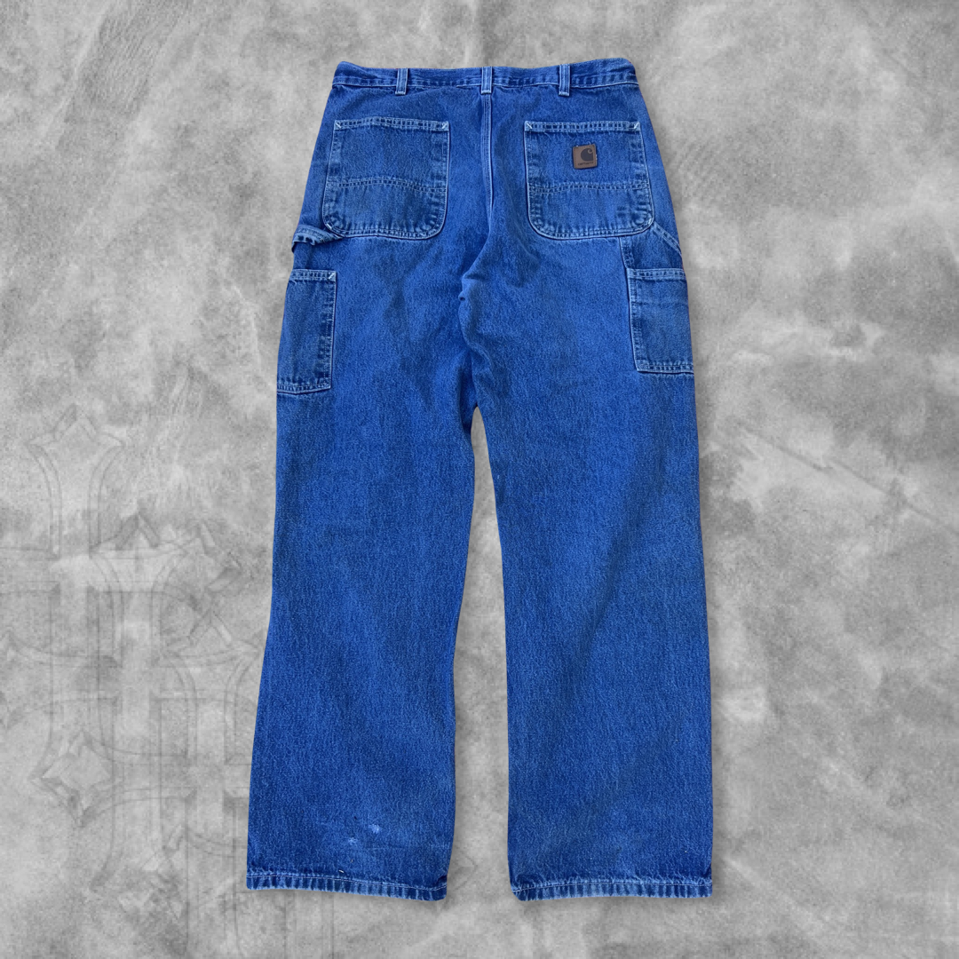 Distressed Denim Carhartt Carpenter Jeans 2000s (34x32)
