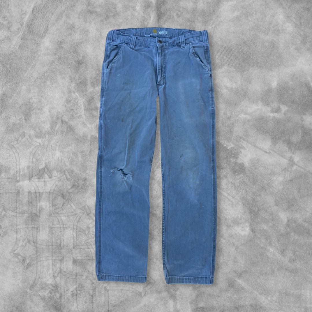 Distressed Smoke Grey Carhartt Pants 2000s (32x32)