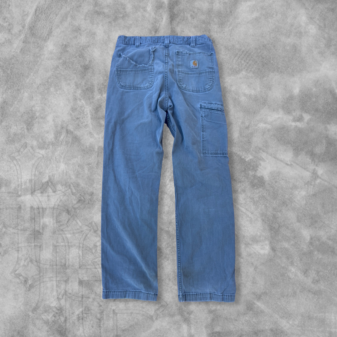 Distressed Smoke Grey Carhartt Pants 2000s (32x32)
