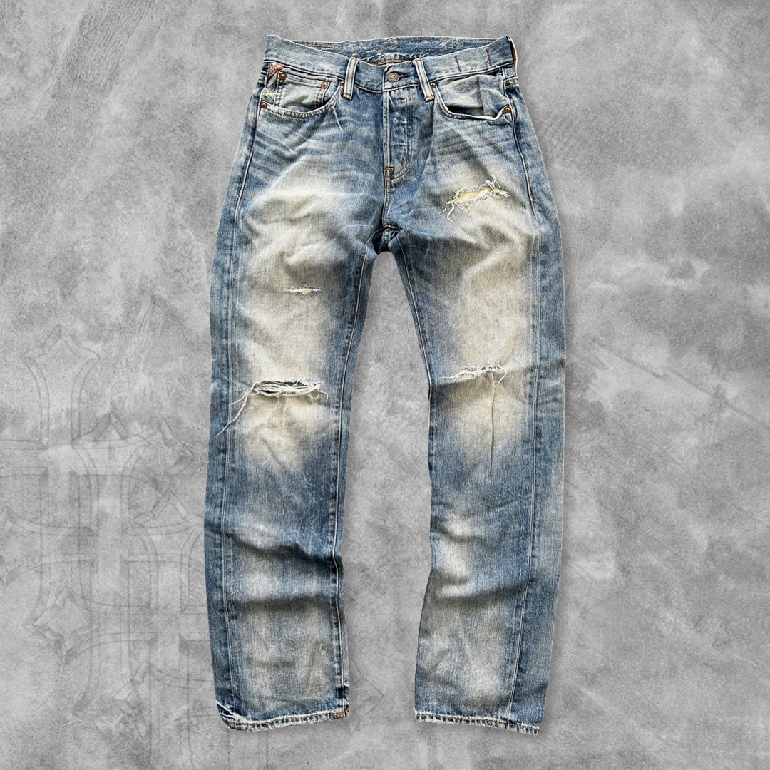 Faded Distressed Polo Denim Supply Jeans 2000s (30x32)