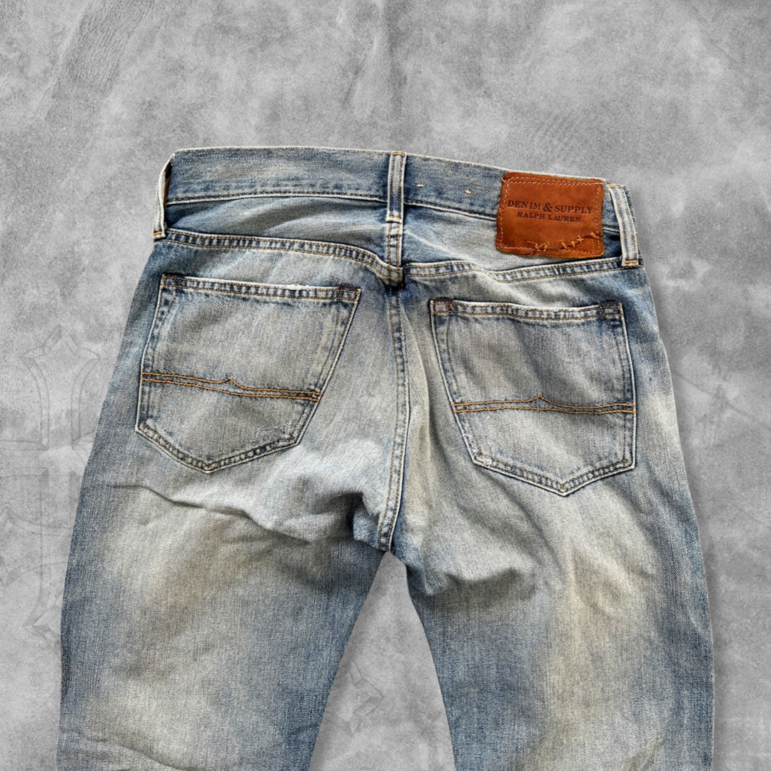 Faded Distressed Polo Denim Supply Jeans 2000s (30x32)