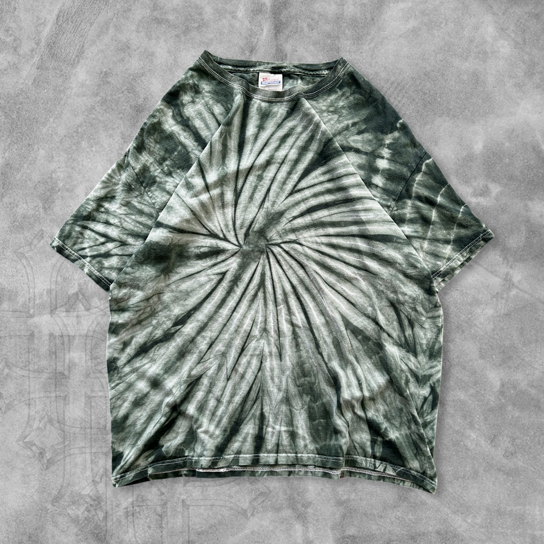 Green Tie Dye Shirt 1990s (XL)