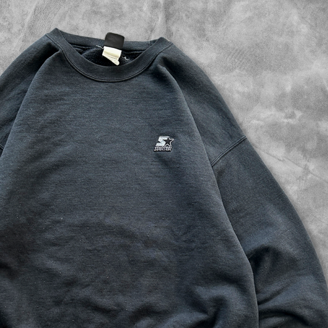 Black Starter Sweatshirt 1990s (L)