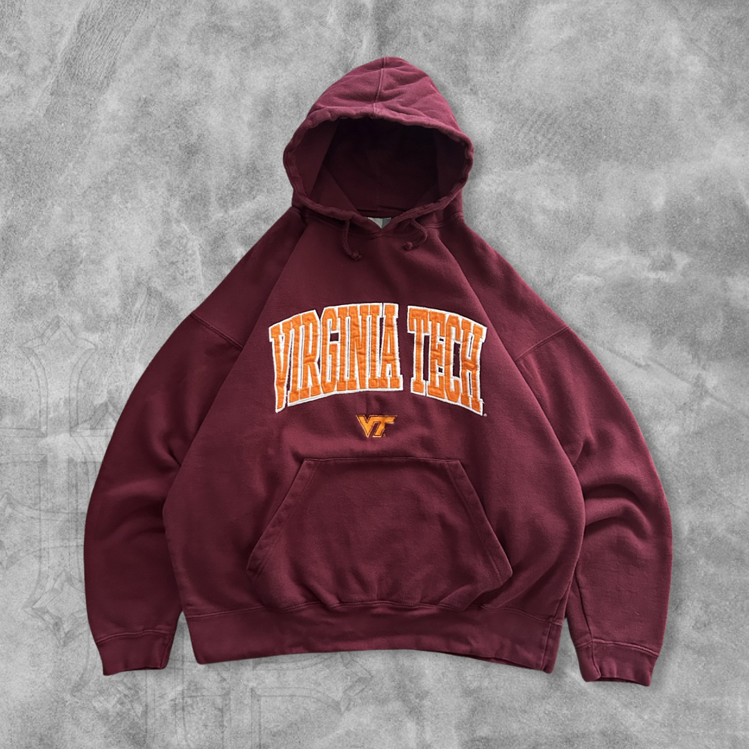 Burgundy Virginia Tech Hoodie 2000s (XL)