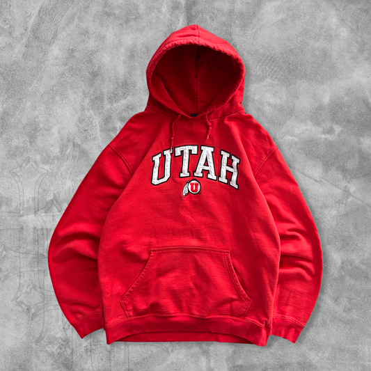 Red Utah Utes Hoodie 2000s (M)