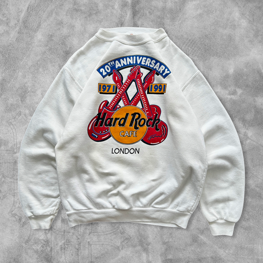 White Hard Rock Cafe Sweatshirt 1991 (S)
