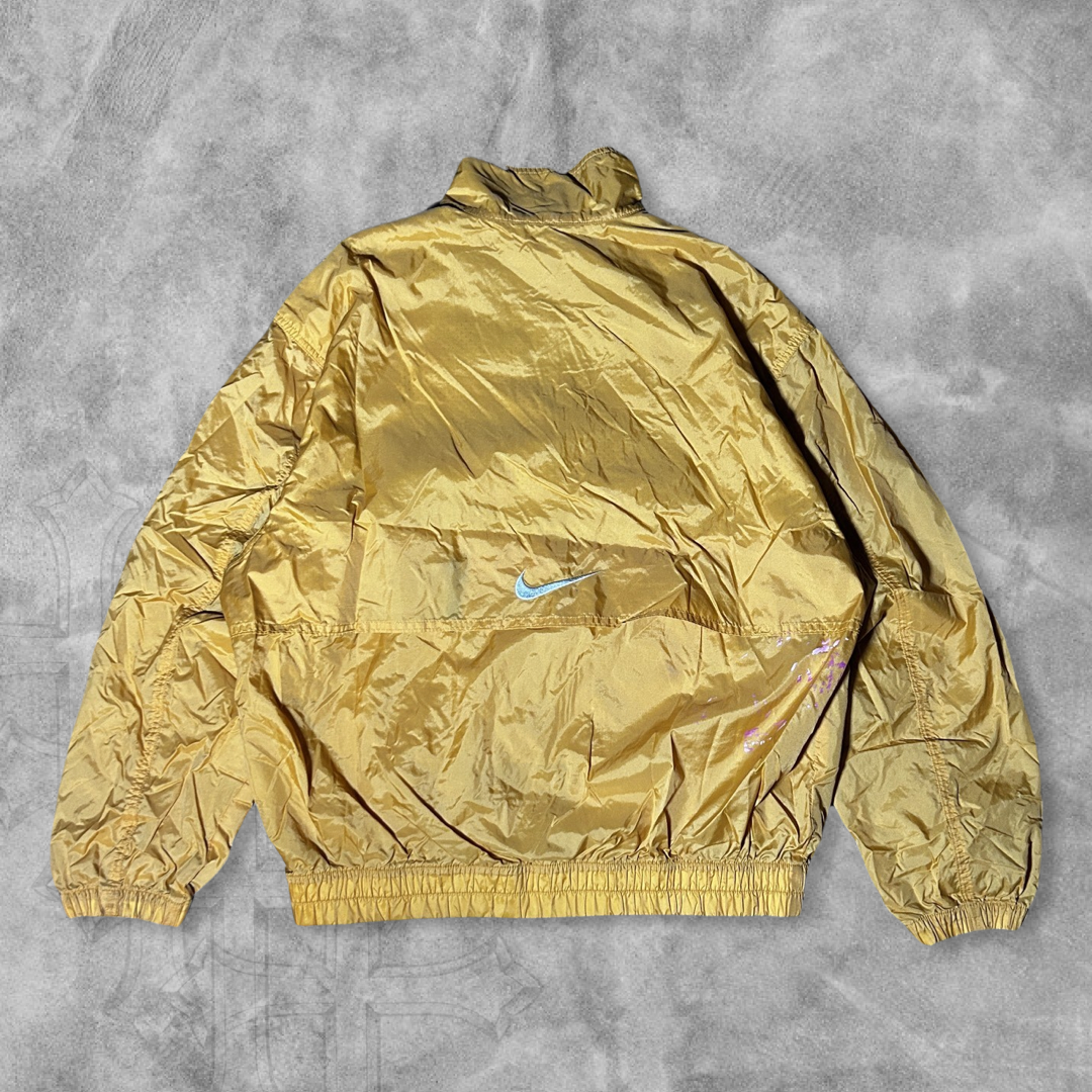 Yellow Nike Track Jacket 1990s (M)