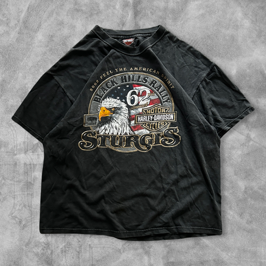 Black Harley Davidson Sturgis Shirt 2002 (L/XL)