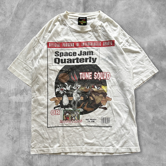 White Space Jam Tune Squad Shirt 1990s (S)