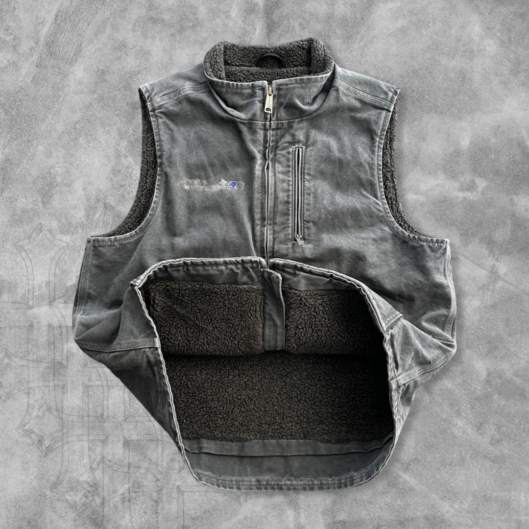 Faded Grey Carhartt Vest 2000s (L)