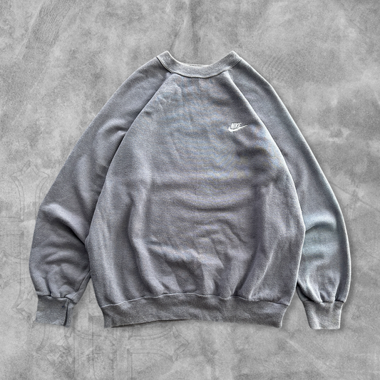 Grey Nike Essential Sweatshirt 1980s (L)