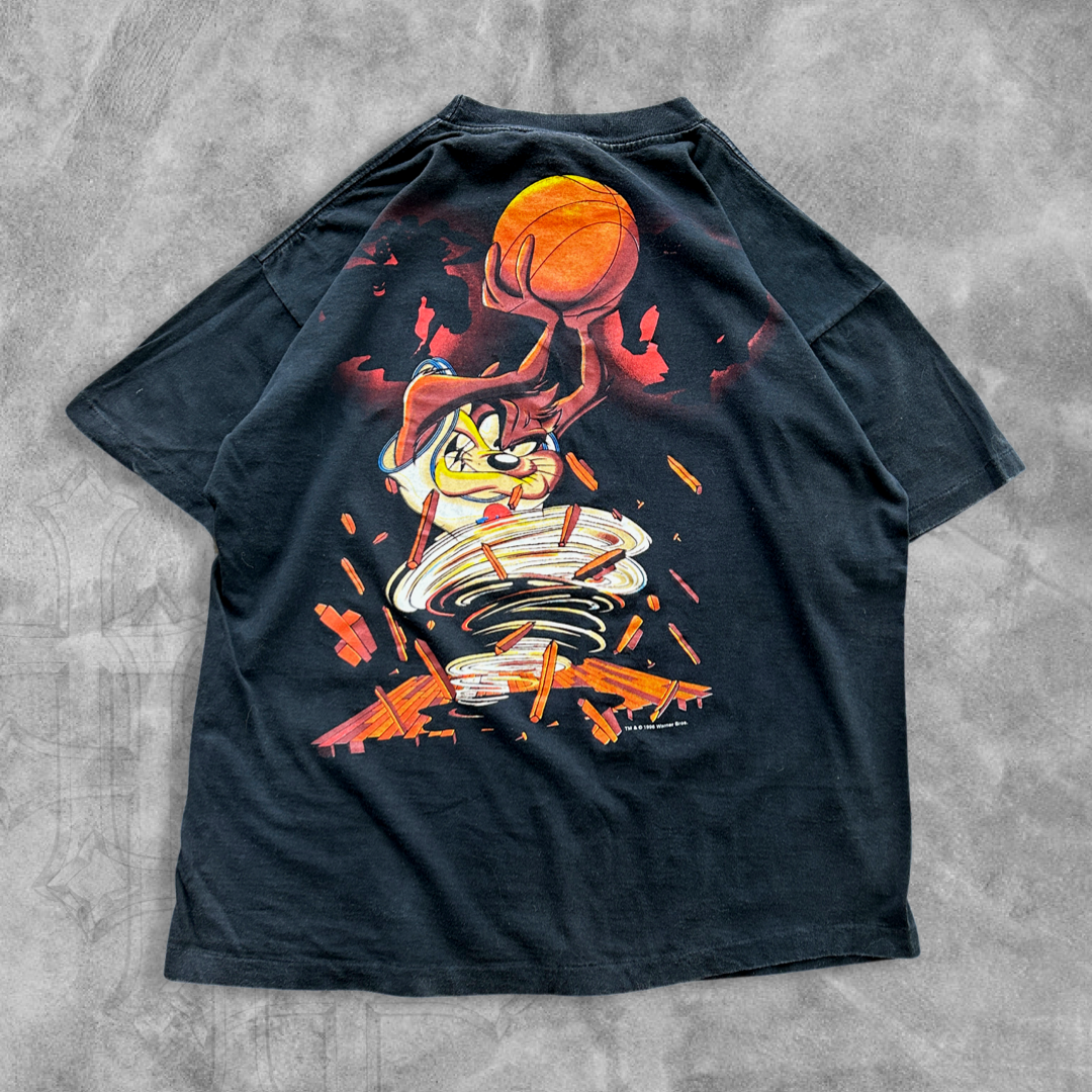 Black Space Jam Taz Shirt 1996 (M)