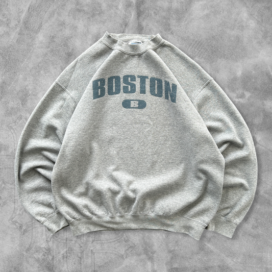 Grey Boston Sweatshirt 1990s (L)