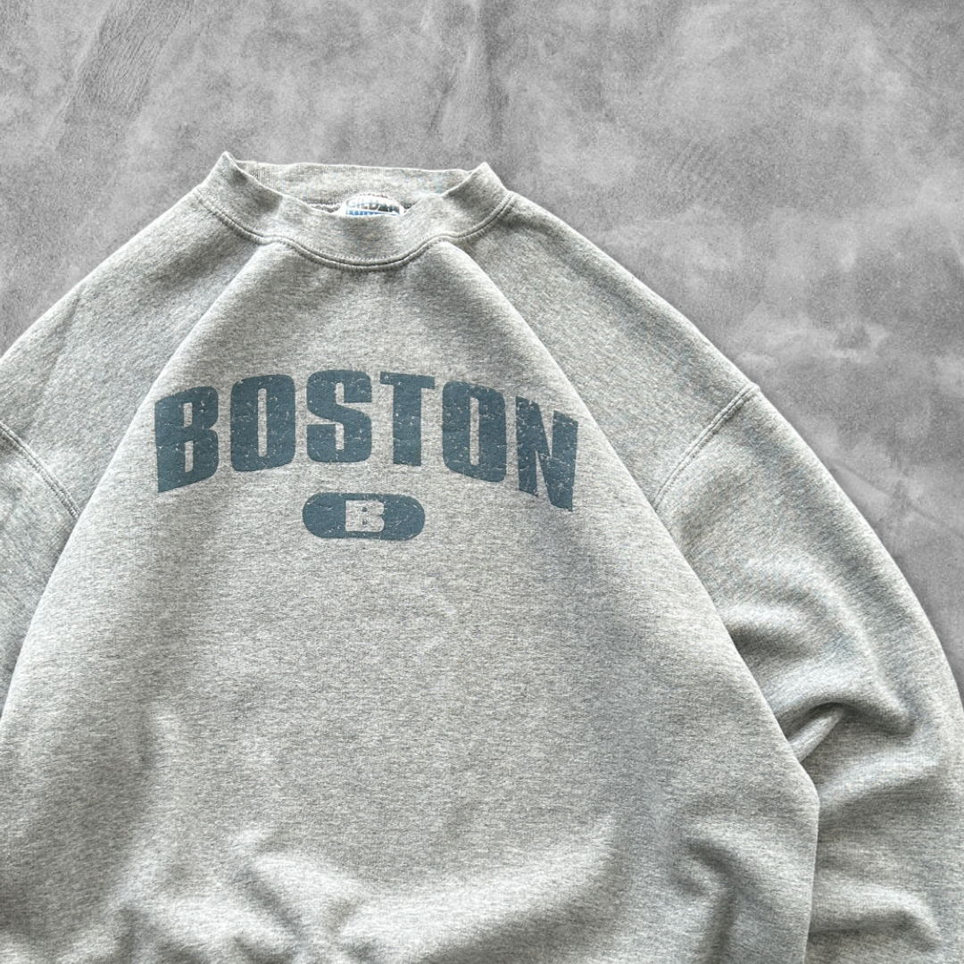 Grey Boston Sweatshirt 1990s (L)
