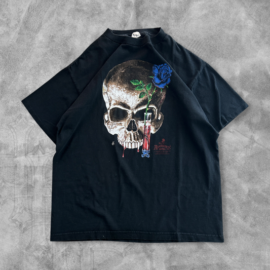 Black Skull Apothecary Shirt 1990s (L)