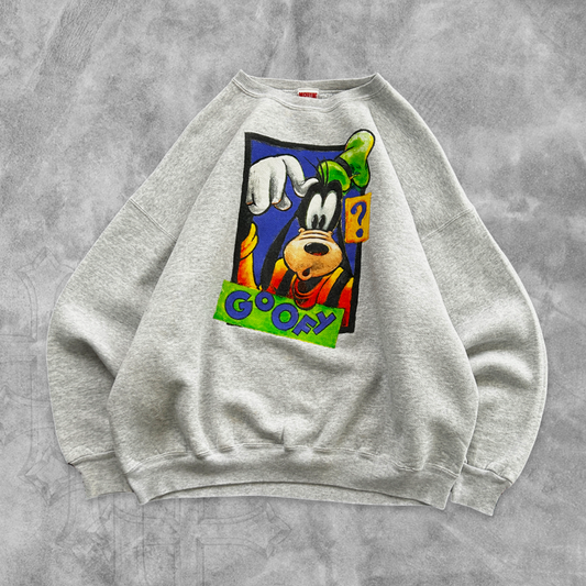 Grey Goofy Sweatshirt 1990s (XL)