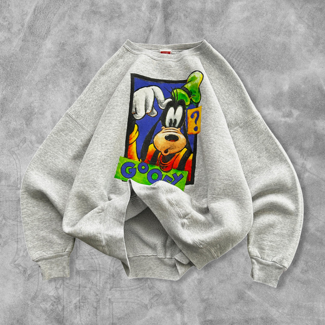 Grey Goofy Sweatshirt 1990s (XL)