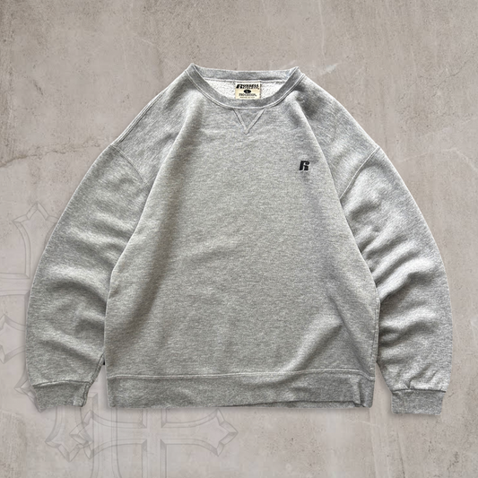 Grey Russell Athletic Sweatshirt 1990s (L)