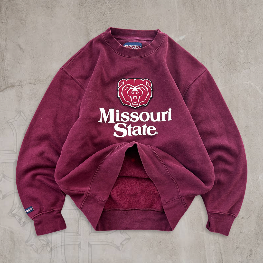 Burgundy Missouri State Sweatshirt 2000s (M)