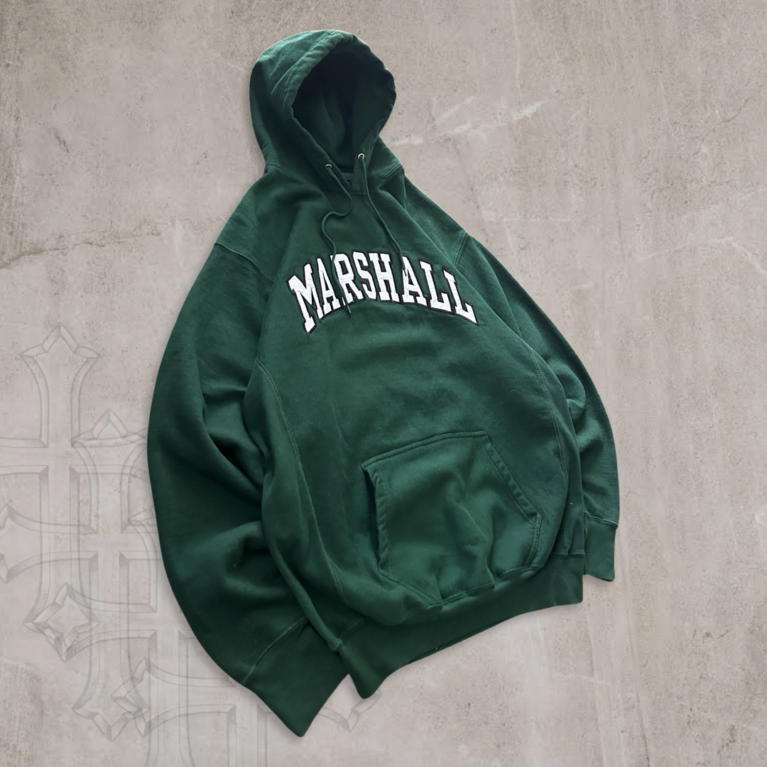 Forrest Green Marshall University Hoodie Y2K 2000s (XL)