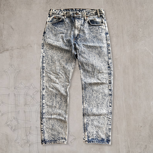 Acid Wash Levi’s Orange Tab Jeans 1990s (34x30)