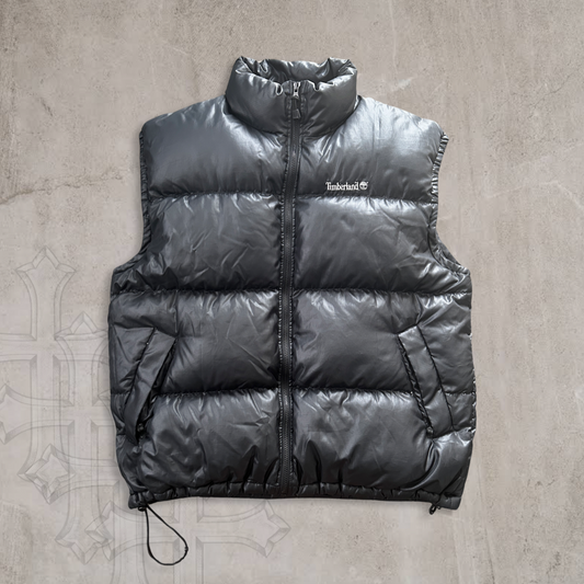 Black Timberland Down Puffer Jacket 2000s (XL)