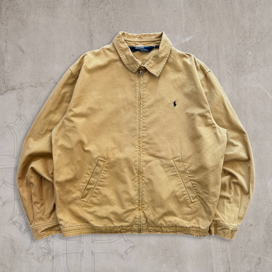 Tan Polo Harrington Jacket 1990s (L)