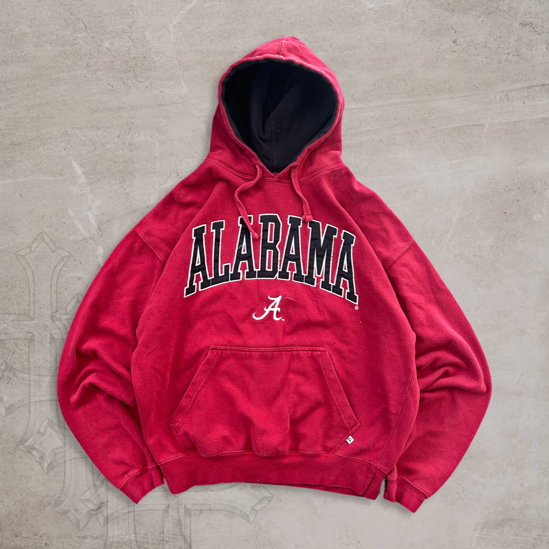 Red Alabama Hoodie Y2K 2000s (L)