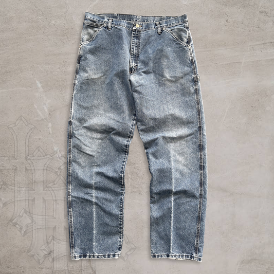 Faded Wrangler Carpenter Jeans 1990s (38x32)