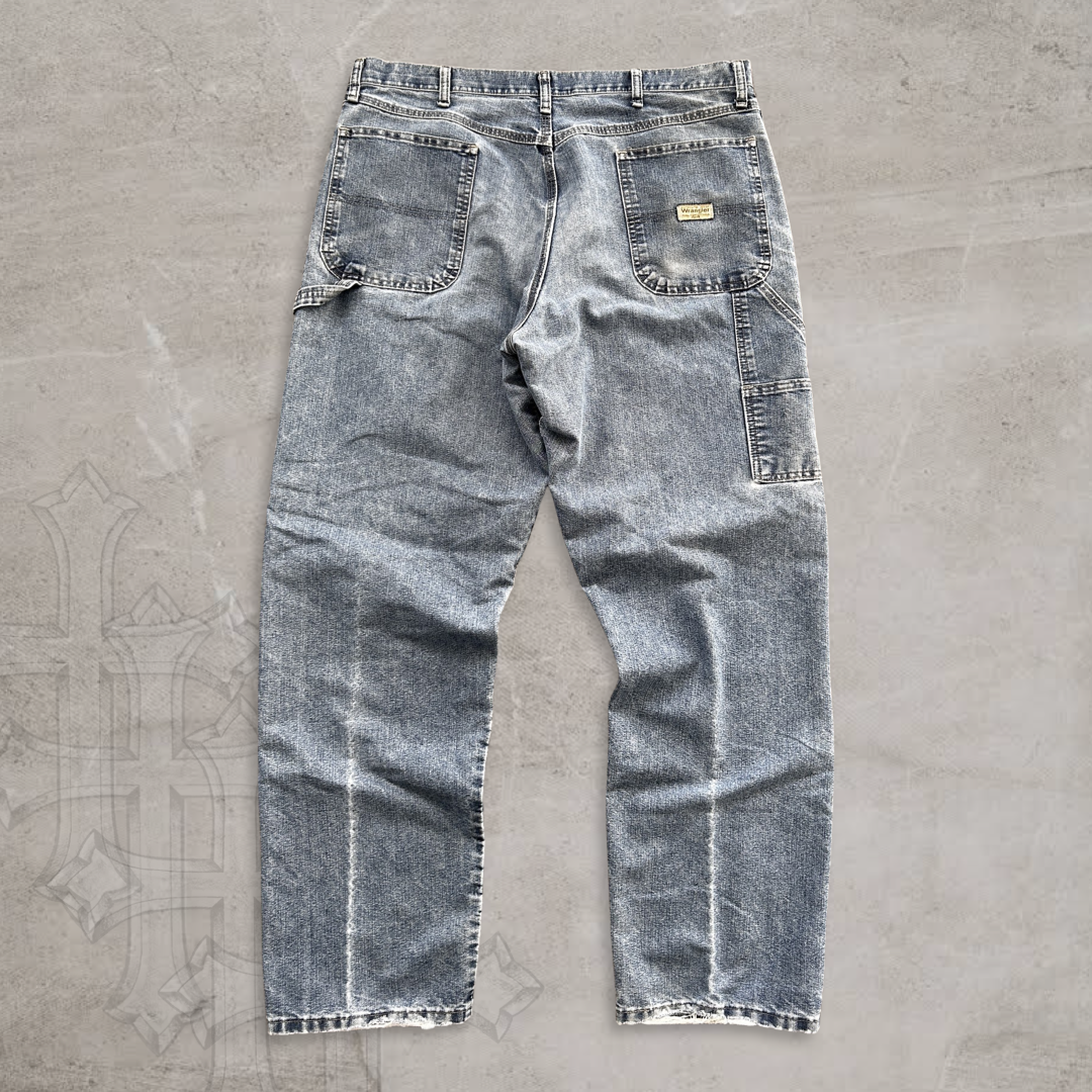 Faded Wrangler Carpenter Jeans 1990s (38x32)